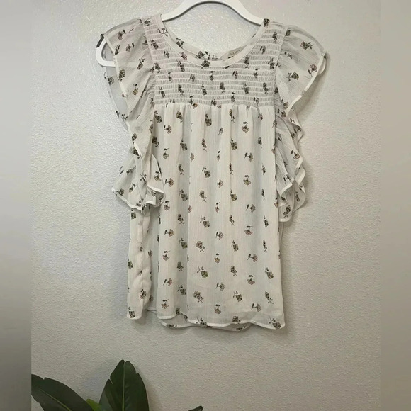 ☀️Loft Flutter Sleeve Blouse - Picture 10 of 11